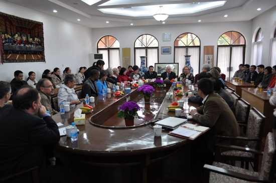 谢炳国院长接待美国富勒神学院毛瑞祺院长代表团 谢炳国院长接待美国富勒神学院毛瑞祺院长代表团