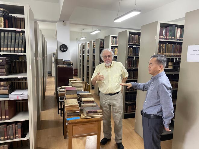 俄罗斯福音派联盟成员访问华东神学院 俄罗斯福音派联盟成员访问华东神学院